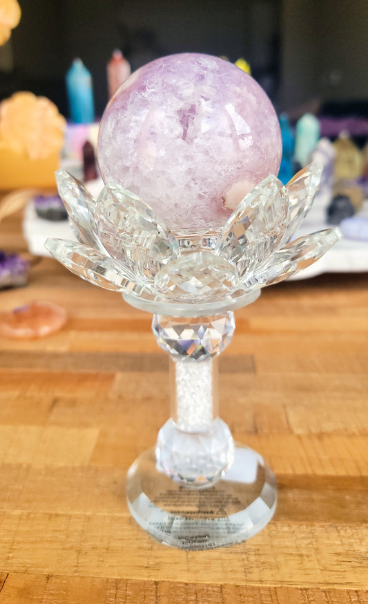 Pink Amethyst Sphere