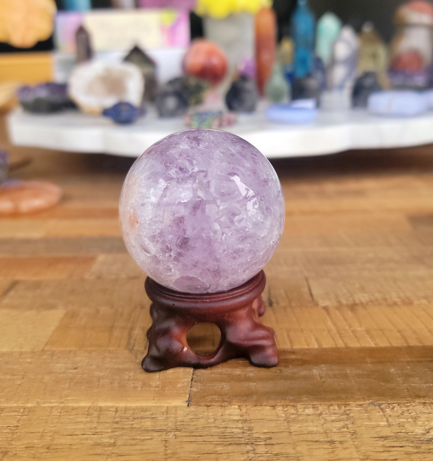 Pink Amethyst Sphere