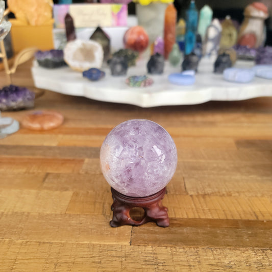 Pink Amethyst Sphere