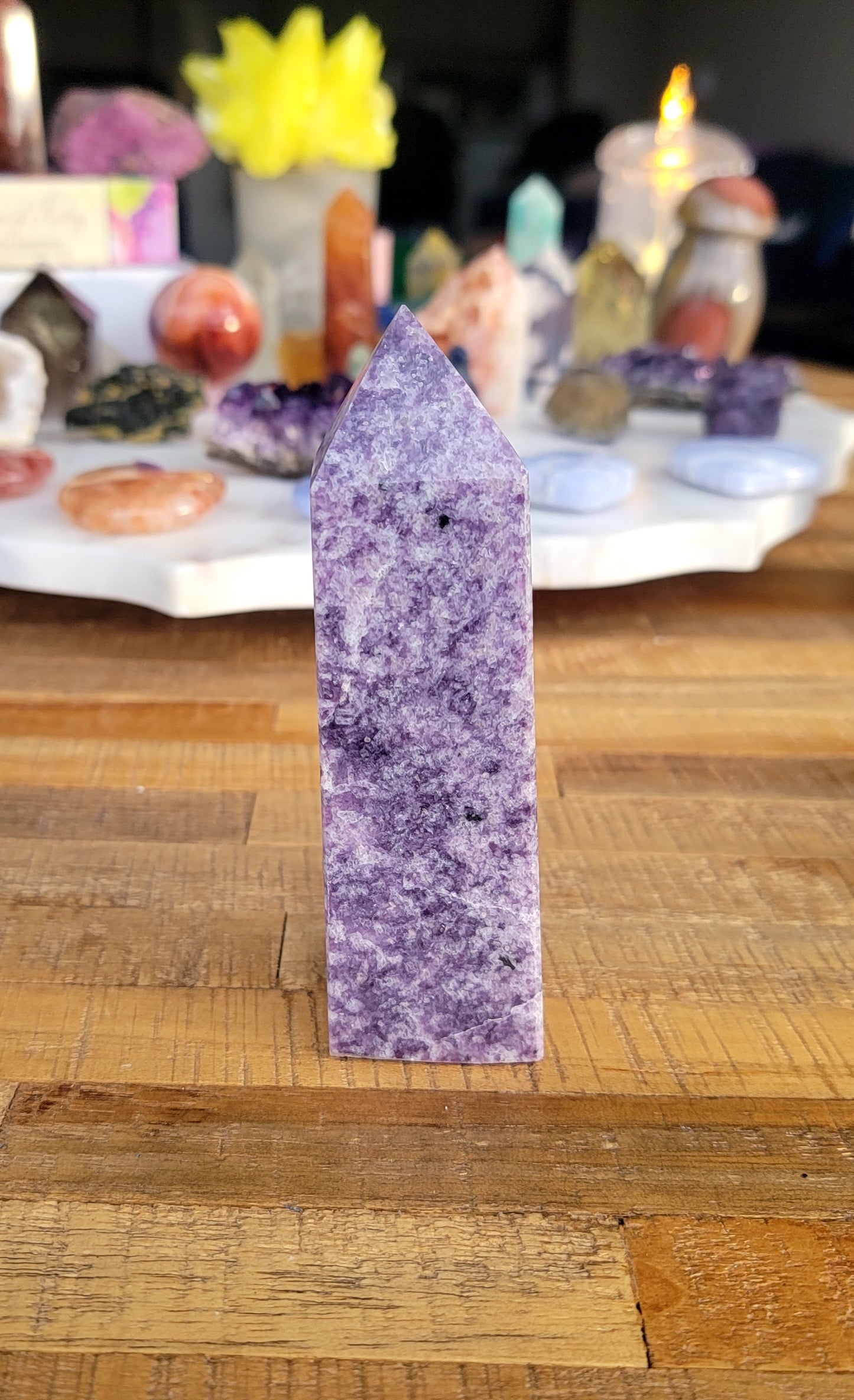 Lepidolite Tower