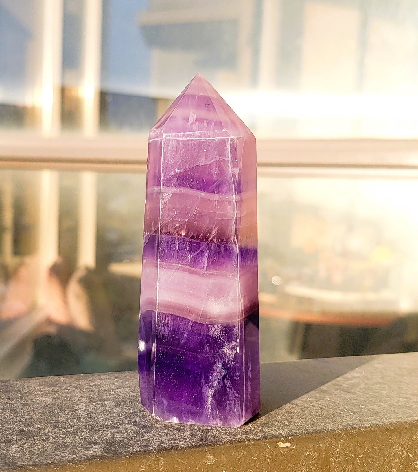 Purple Fluorite Tower