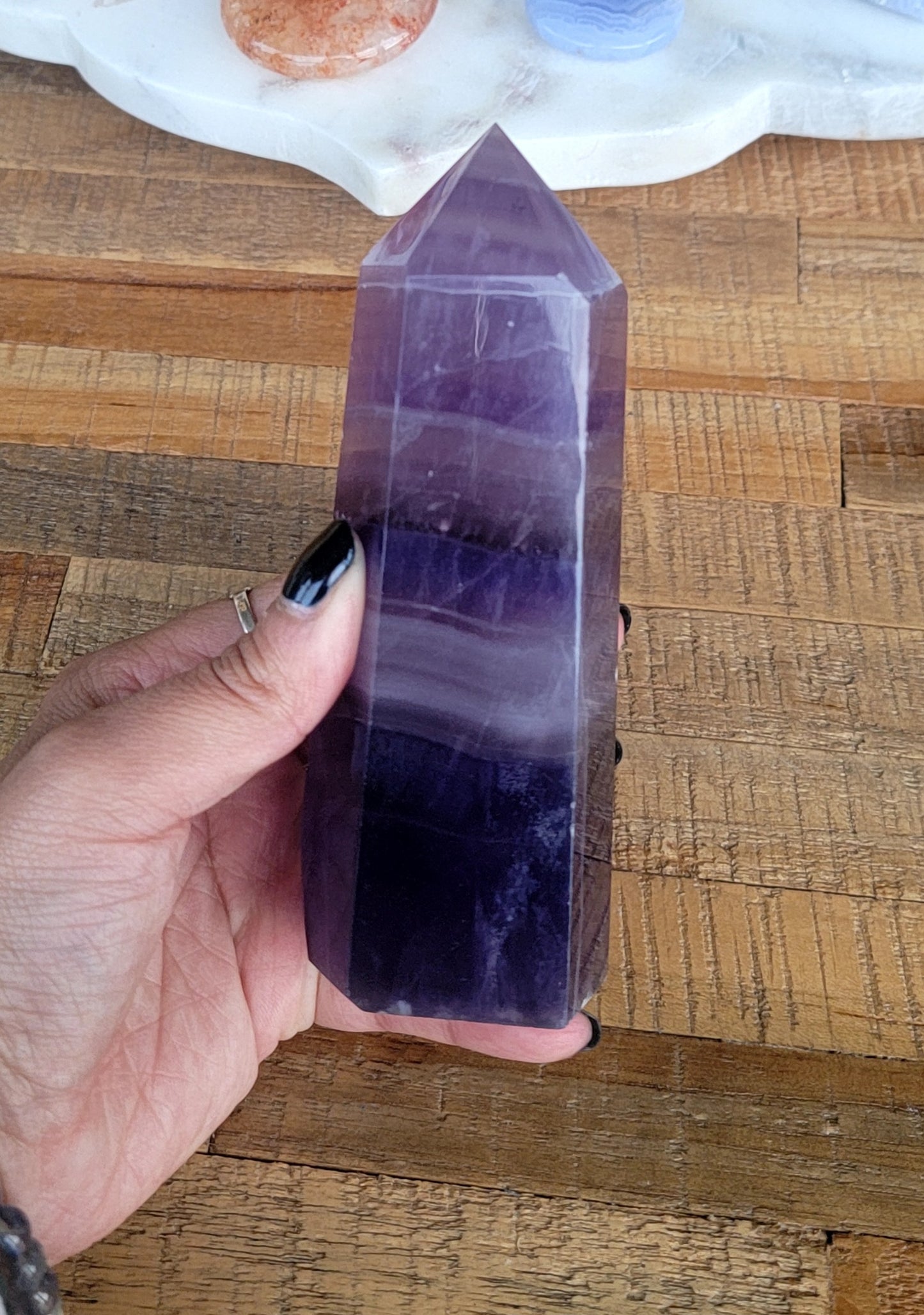 Purple Fluorite Tower