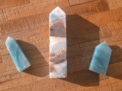 Caribbean Calcite Tower | Caribbean Blue Calcite Tower